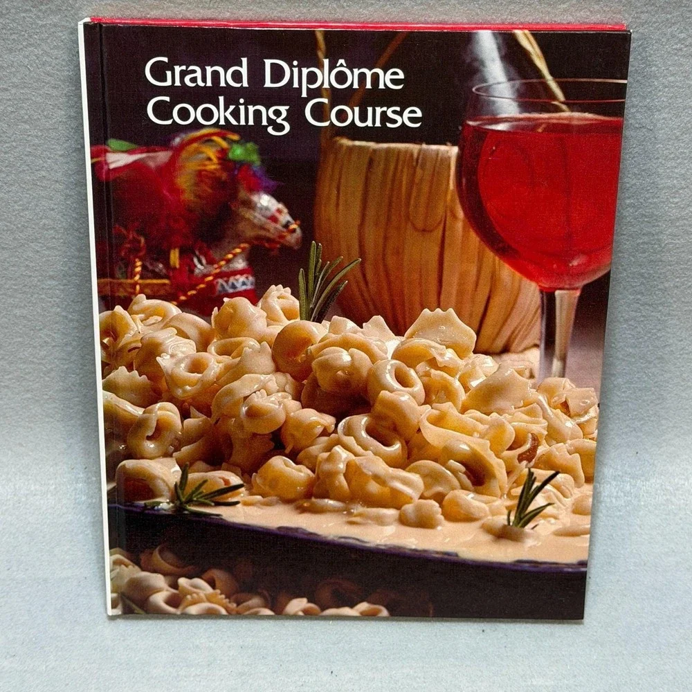 Vintage 1972 Grand Diplôme Cooking Course Vols 5-8 HC Cookbook Gourmet Recipes